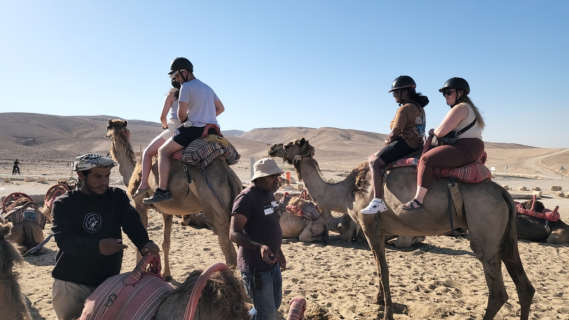 Kamelritt in der Judäischen Wüste