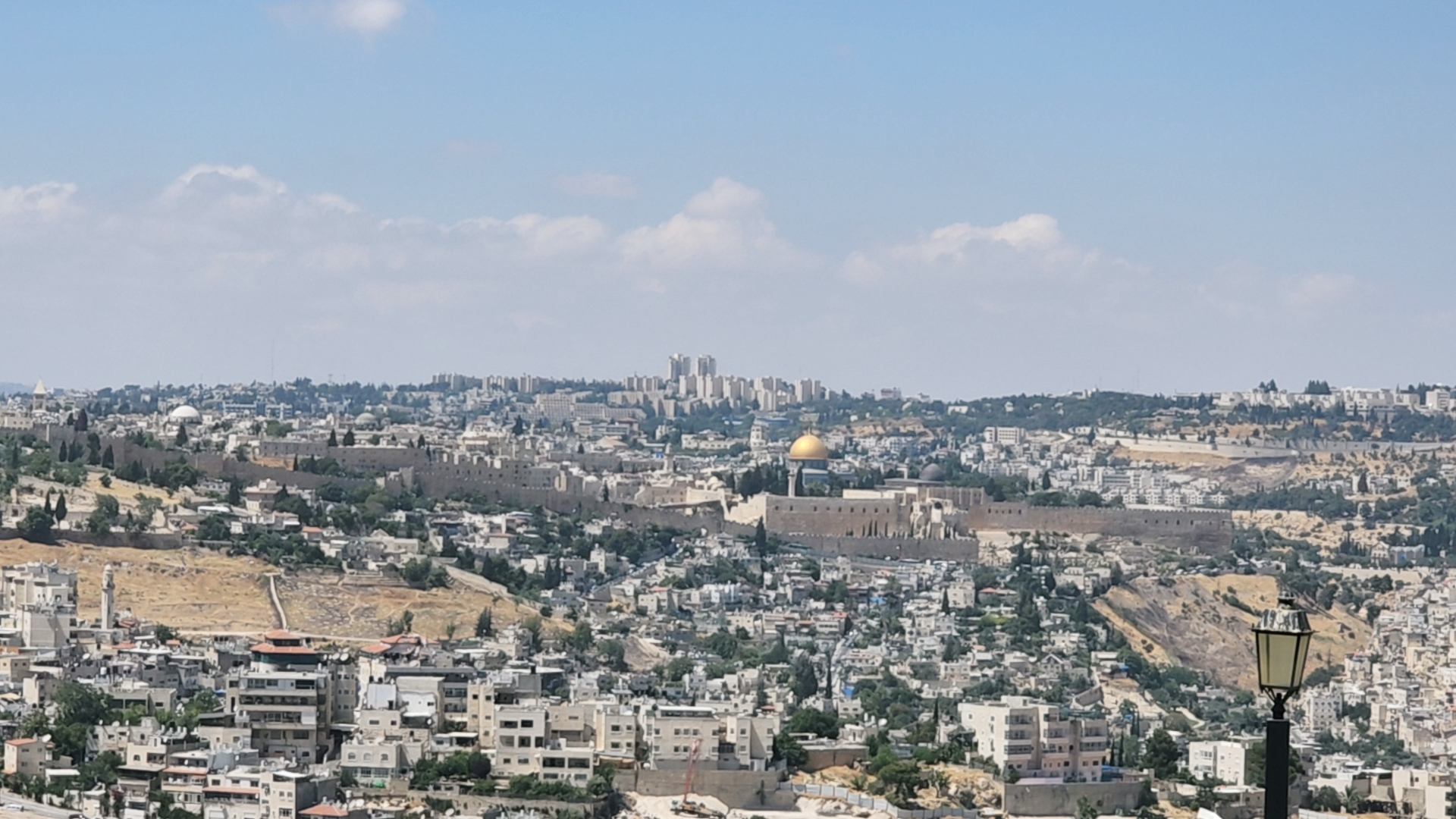 Berg Moriah in Jerusalem